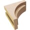 Ekena Millwork 5"W x 10"D x 10"H Classic Rivera Rough Cedar Woodgrain TimberThane Corbel, Primed Tan CORUR05X10X10RIVRCPR - alternate 5